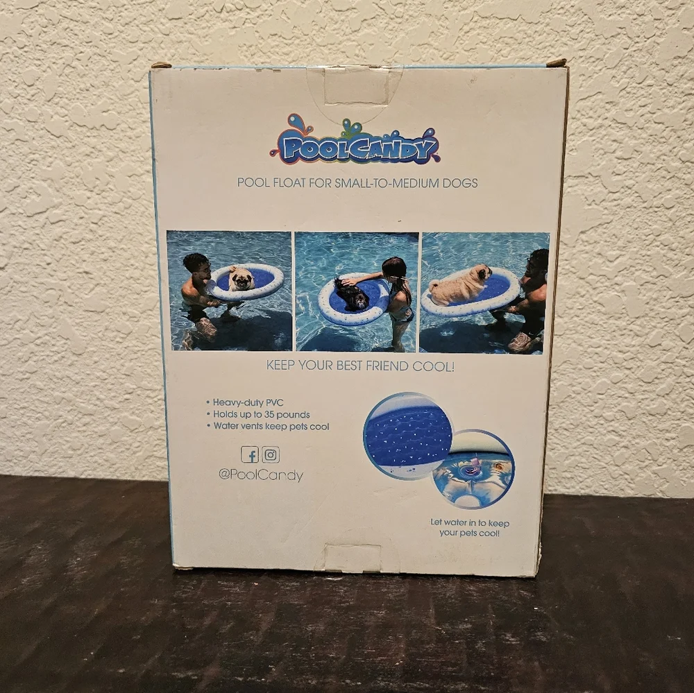 New PoolCandy Inflatable Pet Float - Picture 4 of 4